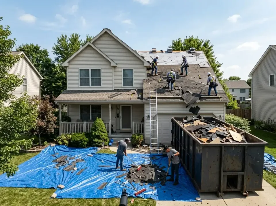 roof-replacement-debris-remova-004 — frequently asked questions, Cheapest Dumpster Rentals in Plain City, OH